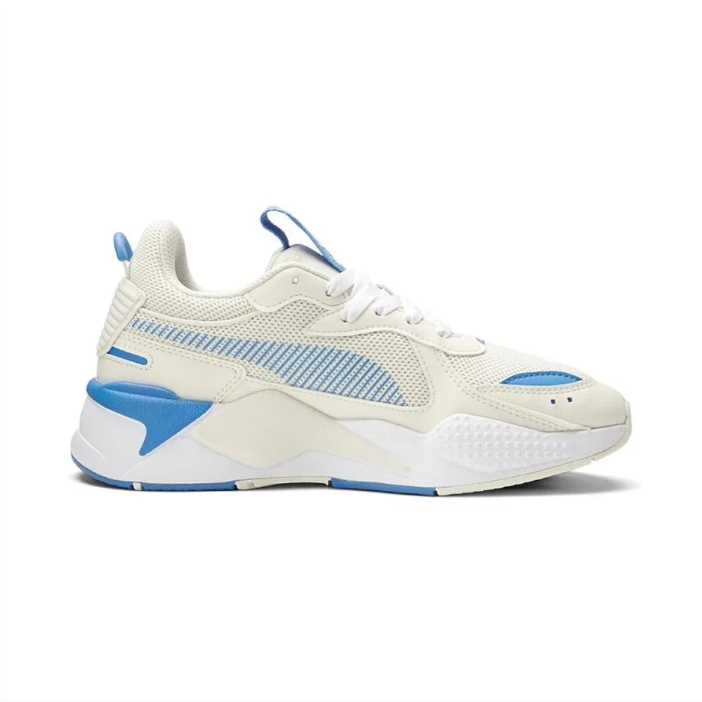 Puma RS-X Low Mens Running Shoes White Blue 385426-01 NEW Size 6 / WMNS 7.5 - Picture 2 of 8